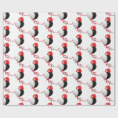 Papier Cadeau bouquet de ballon d'anniversaire sur blanc (Plat)