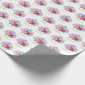 Papier Cadeau Bouquet de fleurs (Coin)