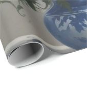 Papier Cadeau Bouquet de fleurs Elégante aquarelle (Coin rond)