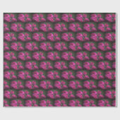 Papier Cadeau Bouquet de roses roses (Plat)