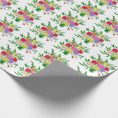 Papier Cadeau Bouquet d'été (Coin)