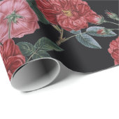 Papier Cadeau Bouquet floral (Coin rond)