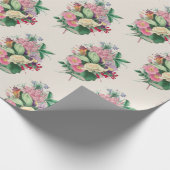 Papier Cadeau Bouquet floral (Coin)