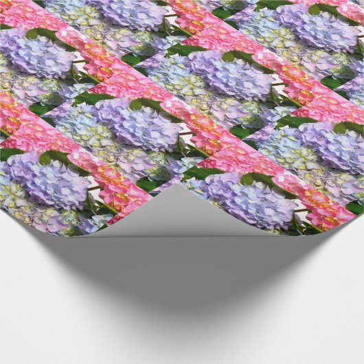 Papier Cadeau Bouquet Hydrangea (Coin)