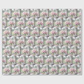 Papier Cadeau Bouquet Pink Peony (Plat)