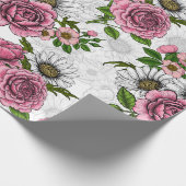 Papier Cadeau Bouquets d'été (Coin)