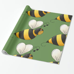 Papier Cadeau Bourdon à ailes dodues