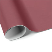 Papier Cadeau Bourgogne Marsala (Coin rond)