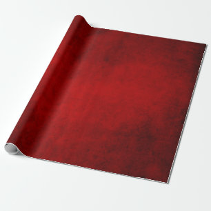 Papier Cadeau Bourgogne Rouge Grunge de Noël