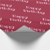 Papier Cadeau Bourgogne vif (Coin)