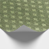 Papier Cadeau Bourse de Noël verte (Coin)