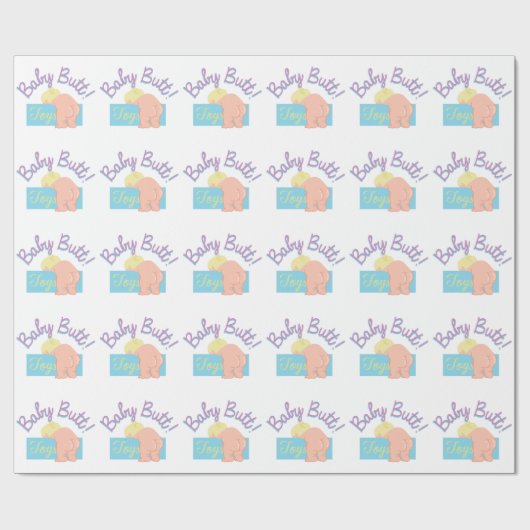 Papier Cadeau Bout de bébé (Plat)
