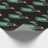 Papier Cadeau Bouteille de bière amusante Fête de Noël (Coin)