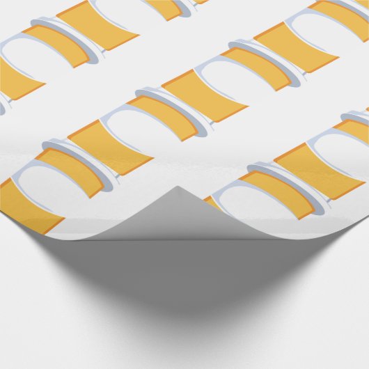 Papier Cadeau Bouteille de pilule (Coin)