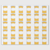 Papier Cadeau Bouteille de pilule (Plat)