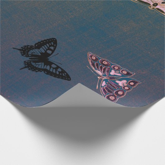 Papier Cadeau BOUTEILLES ET BLEUS EN Papier (Coin)