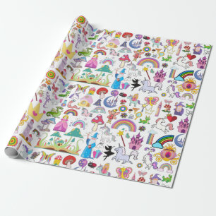 Papier Cadeau Boutique cadeaux de Fairytale Storybook Wrapping P