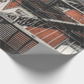 Papier Cadeau Boutiques De Bâtiment D'Appartements (Coin)