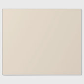Papier Cadeau Bouton bleu uni couleur uni ivoire beige (Plat)