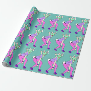 Papier Cadeau bouton bunnygirl