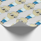 Papier Cadeau bouton chibi (Coin)