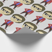 Papier Cadeau bouton chibi (Coin)
