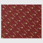 Papier Cadeau Bouton Solde (Plat)