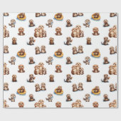 Papier Cadeau Boutons adorables ! (Plat)