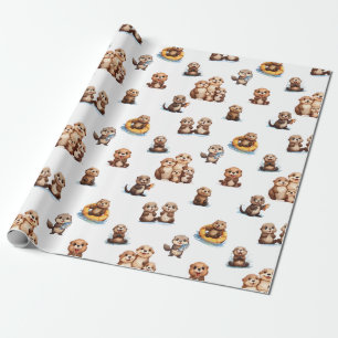 Papier Cadeau Boutons adorables !