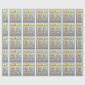 Papier Cadeau Boutons d'ascenseur (Plat)