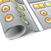 Papier Cadeau Boutons d'ascenseur (Coin rond)