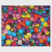 Papier Cadeau Boutons de chocolat à la bonbons Modèle de texture (Plat)