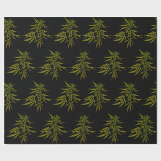 Papier Cadeau Boutons verts sur papier d'emballage personnalisé 