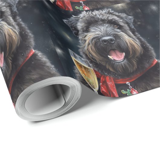 Papier Cadeau Bouvier des Flandres (Coin rond)