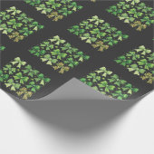 Papier Cadeau Bow Coquette St Patrick's Day Vintage (Coin)