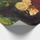 Papier Cadeau Bowl avec Peonies et Roses, Vincent van Gogh. (Coin)