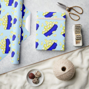 Papier Cadeau Bowl of Popcorn