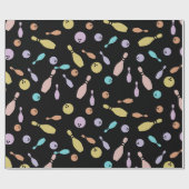 Papier Cadeau Bowling and Ball Pattern (Plat)
