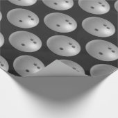 Papier Cadeau Bowling Ball Grey (Coin)