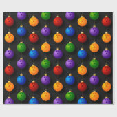 Papier Cadeau Bowling Balls Noël Décorations de Noël Sports (Plat)