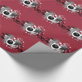 Papier Cadeau bowling hi-fi (Coin)