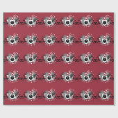 Papier Cadeau bowling hi-fi (Plat)