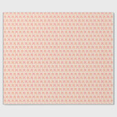 Papier Cadeau Bows et rubans rose pastel (Plat)