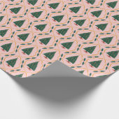 Papier Cadeau Bows on Christmas Tree Whimsy Wonderland Wrapping  (Coin)