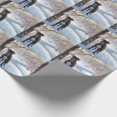 Papier Cadeau Boxe Laisser Neige Noël (Coin)