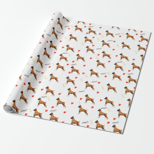 Papier Cadeau Boxer (Déroulé)