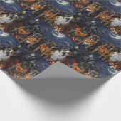 Papier Cadeau Boxer Halloween Effrayant (Coin)