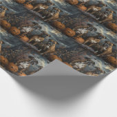 Papier Cadeau Boxer Halloween Night Doggy Délice (Coin)