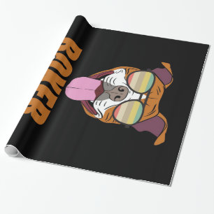 Papier Cadeau Boxer Maman Personnalisé pour ma mère