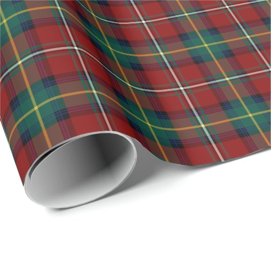 Papier Cadeau Boyd Clan Tartan (Coin rond)